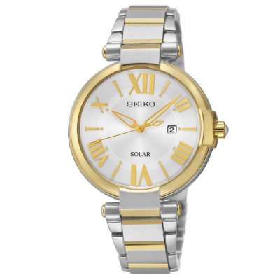 Seiko Ladies Solar Two-Tone Watch - Sam's Club