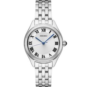 Seiko Women's Stainless Steel White Dial Watch