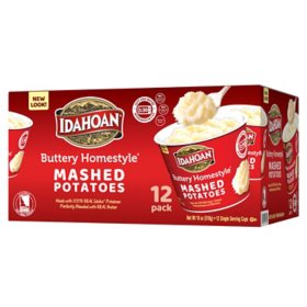 Idahoan Buttery Homestyle Mashed Potatoes, 12 pk.