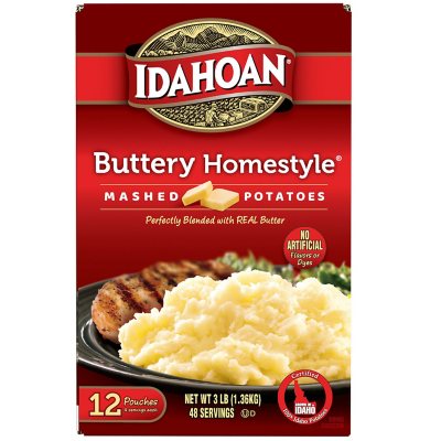 Idahoan Buttery Homestyle Mashed Potatoes 32 oz. 8 pk. Sam s Club