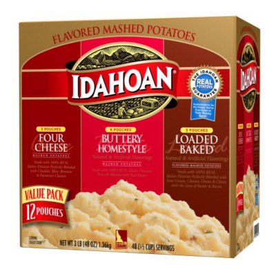 Food Club Mashed Potatoes Instant Potato Flakes 26.7 Oz Box, Potatoes &  Yams