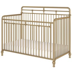Little Seeds Monarch Hill Hawken 3-in-1 Convertible Metal Crib (Choose Your Color)
