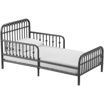 Photos - Software Little Seeds Monarch Hill Ivy Metal Toddler Bed, Gray 6808496COM