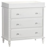Little Seeds Rowan Valley Linden 3-Drawer Changing Table, White
