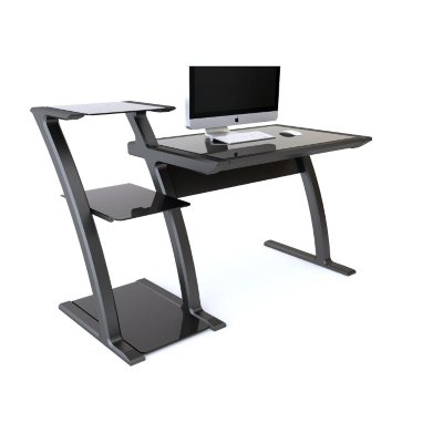 Altra Sidecar Writing Desk With Black Glass Surface Sam S Club