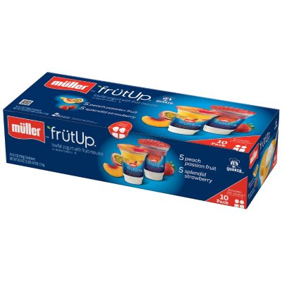 Muller FrutUp Lowfat Yogurt Variety Pack - 5.3 oz. cups - 10 ct. - Sam's  Club