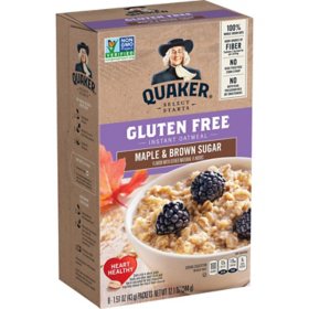 Quaker Gluten-Free Instant Oatmeal, Maple and Brown Sugar (48 ct.)
