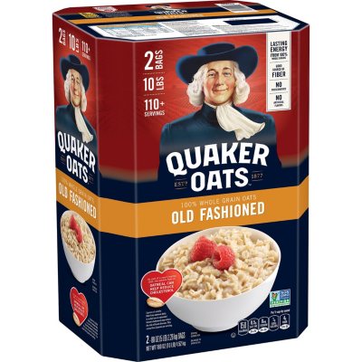 Quaker, Rolled Overnight Oats, Oatmeal, Overnight Oats, 19 oz Canister