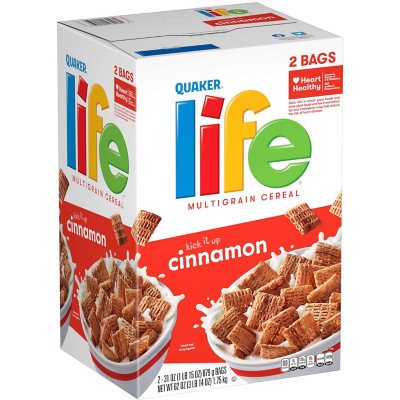 Life Cinnamon Multigrain Cereal, 62 oz.