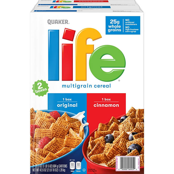 Quaker Life Cereal, Variety Pack (42.6 oz.)