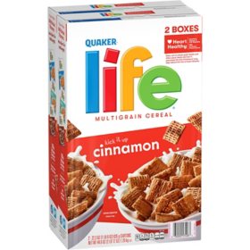 Life Multi-Grain Cinnamon Cereal 44.6 oz., 2 pk.