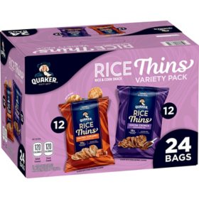Quaker Rice Thins Variety Pack (24 ct.)