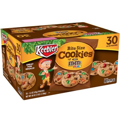 Keebler Chips Deluxe Mini M&M's Cookies, 30 Count