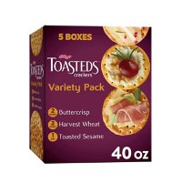 Kellogg's Toasteds Crackers Variety Pack (8 oz., 5 pk.)