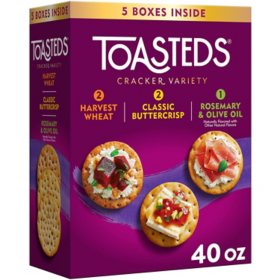 Kellogg's Toasteds Crackers Variety Pack 40 oz.