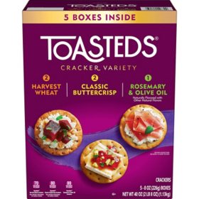 Kellogg's Toasted Variety Pack Crackers, 40 oz.