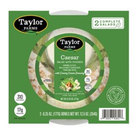 Taylor Farms Caesar Salad with Chicken (12.5 oz., 2 pk.)