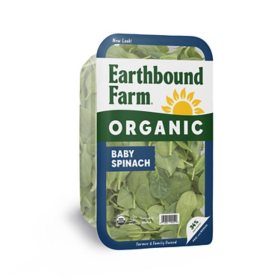 Organic Baby Spinach, 16 oz.