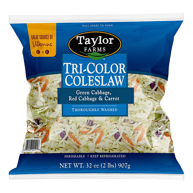 Taylor Farms Tri-Color Coleslaw 2 lbs.
