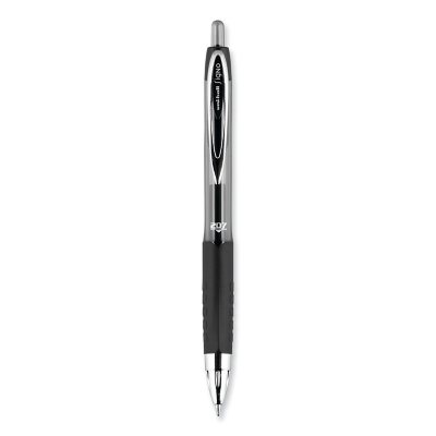 Uni-ball Signo Gel 207 Roller Ball Retractable Gel Pen, Black Ink, Medium - 12 pack