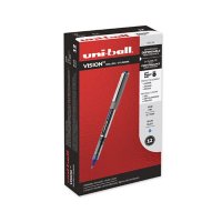 uni-ball Waterproof Vision Roller Ball Stick Pens, Select Color (Fine, 12 ct.)