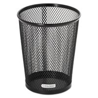 Rolodex Nestable Jumbo Wire Mesh Pencil Cup, 4 3/8 dia. x 5 1/8, Black