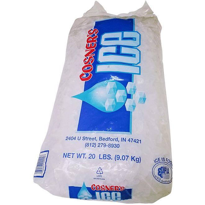 Cosner's Ice, Bagged (20 lbs.)