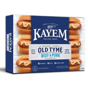 Kayem Deli Old Tyme Natural Casing Franks 3 lbs.