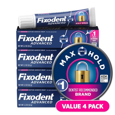 Fixodent Denture Adhesive Professional Travel Pack Size 10g x 1 Teeth Oral  Care