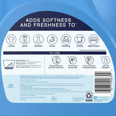 Ace Liquid Laundry Detergent Plus Downy, Spring Fresh (154 fl. oz., 100  loads) - Sam's Club