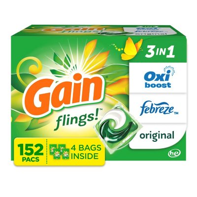 Gain Flings Original HE Laundry Detergent (72-Count) in the Laundry  Detergent department at