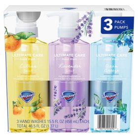 Safeguard Liquid Hand Soap 3-in-1 Ultimate Care Pack, Micellar Deep Cleansing (15.5 fl. oz. 3 pk.)