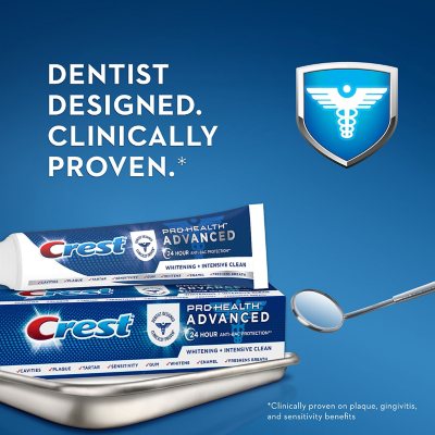 Crest Pro-Health Advanced Whitening + Intensive Clean Toothpaste (5.8 oz.,  5 pk.)