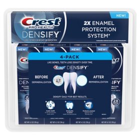 Crest Pro-Health Densify Fluoride Toothpaste, Daily Whitening, 4.1 oz., 4 pk.