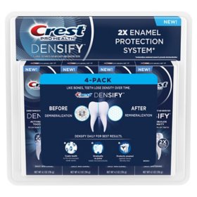 Crest Pro-Health Densify Fluoride Toothpaste, Daily Whitening (4.1 oz., 4 pk.)