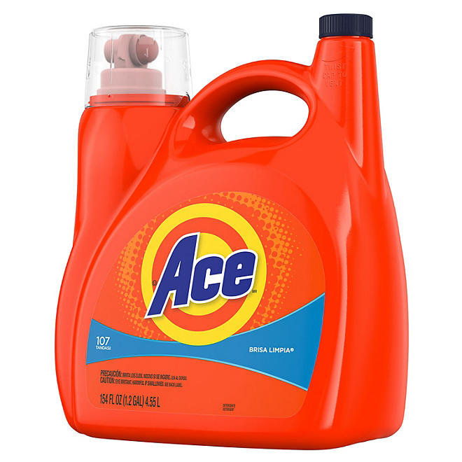 Ace Original Liquid Laundry Detergent, Clean Breeze (154 fl. oz., 107 loads)