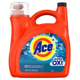 ACE Ultra Oxi Liquid Laundry Detergent 154 fl. oz., 100 loads