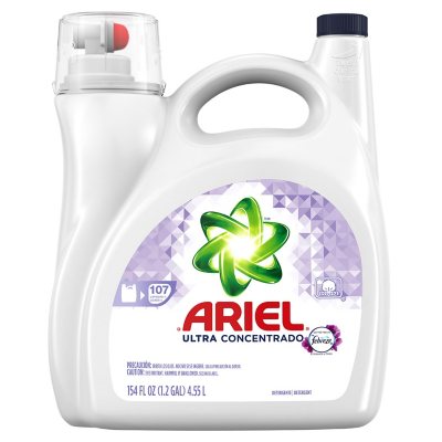Ariel Ultra Liquid Laundry Detergent with Febreze (154 fl. oz., 107 loads)  - Sam's Club
