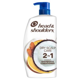 Head & Shoulders 2-in-1 Dry Scalp Care Shampoo and Conditioner, 38.8 fl. oz.