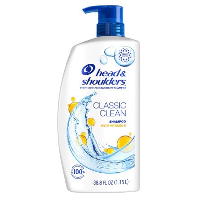 trappe banner slogan Head & Shoulders Anti-Dandruff Classic Clean with Vitamin E Shampoo (38.8  fl. oz.) - Sam's Club