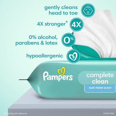 Pampers Scented, Baby Fresh Baby Wipes, 13 Packs (1040 ct.) - Sam's Club