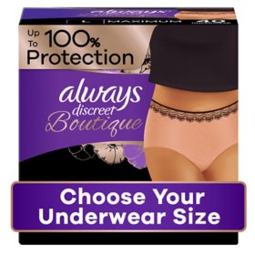 Assurance Women's Incontinence & Postpartum Underwear, S/M