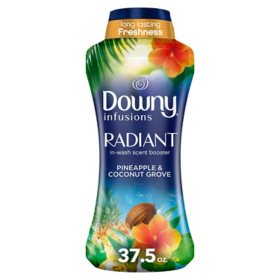 Downy Infusions Radiant In-Wash Scent Booster Beads, Pineapple & Coconut Grove (37.5 oz.)