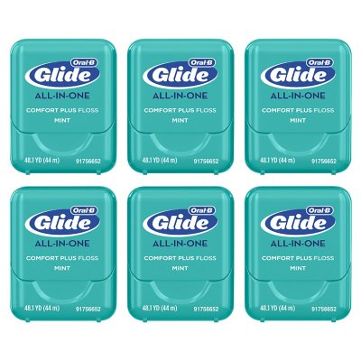  Oral-B Super Floss Mint Dental Floss for Braces Bridges - 50  Strips (Pack of 6) : Flossing Products : Health & Household