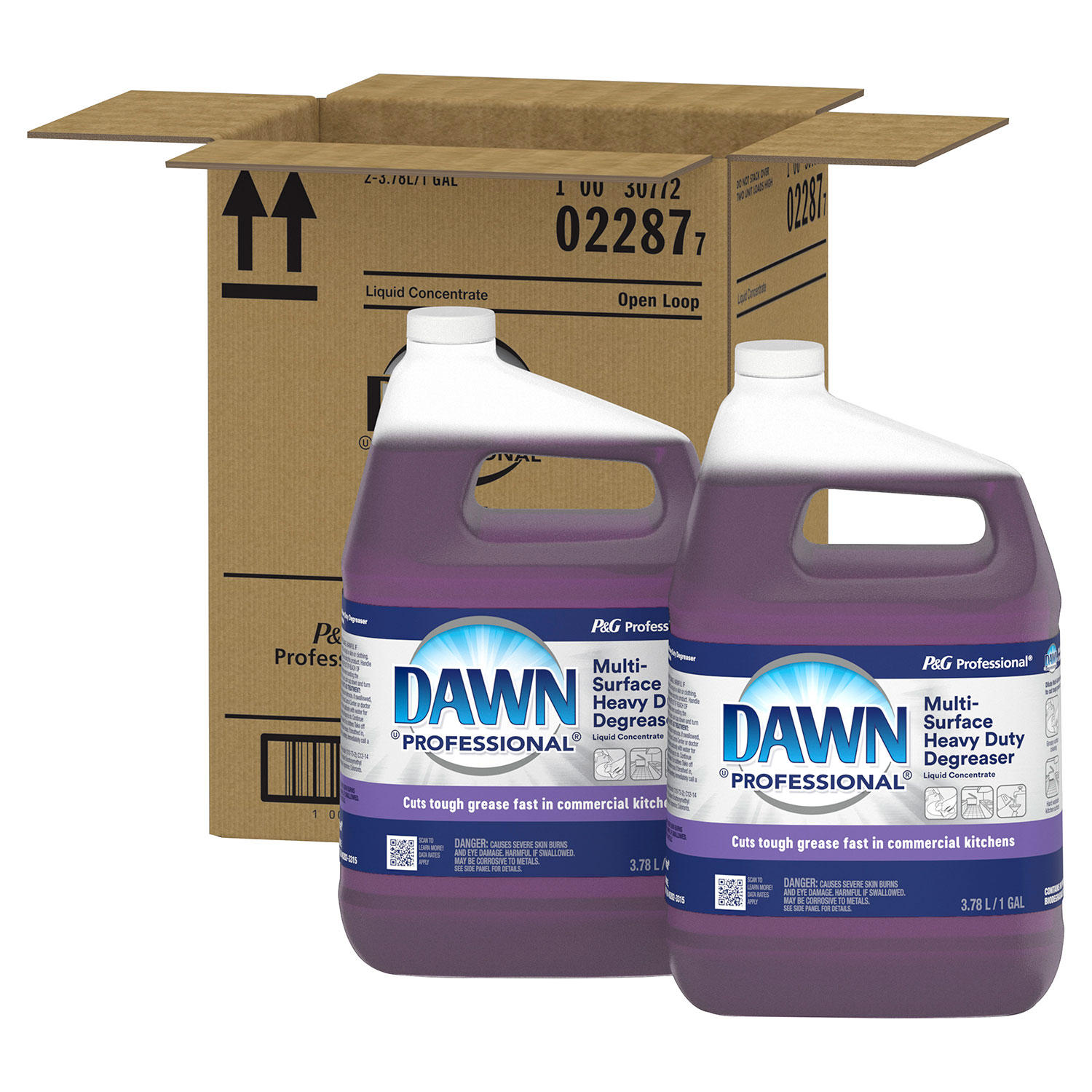2-Count Dawn Professional Multi-Surface Heavy Duty Degreaser, 1 gal.
