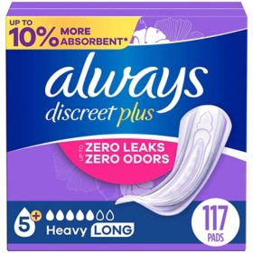 Always Discreet Boutique Women Beige Plus L Incontinence Pants x8