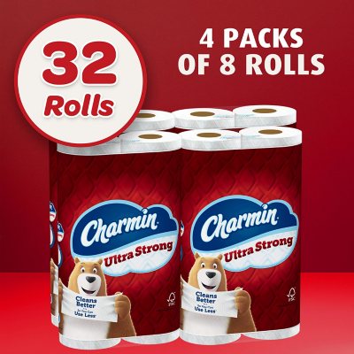 Charmin Ultra Soft Toilet Paper Extra Mega Rolls (231 Sheets/Roll, 32  Rolls) - Sam's Club