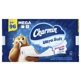 Charmin Ultra Soft 2-Ply Toilet Paper 24 rolls, 224 sheets/roll