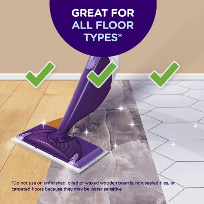 Samati Wet Jet Pads Refills Compatible with Swiffer Wet Jet Pads