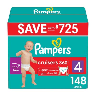 Parent's Choice Disposable Diapers Baby Diapers Size Newborn,  1,2,3,4,5,6,7
